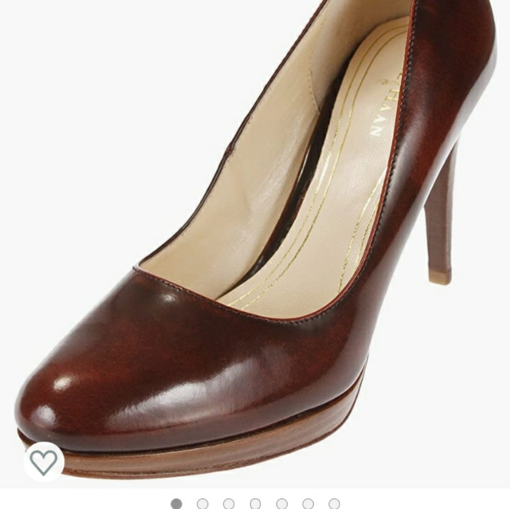 Cole Haan Women's patent leather platform pump